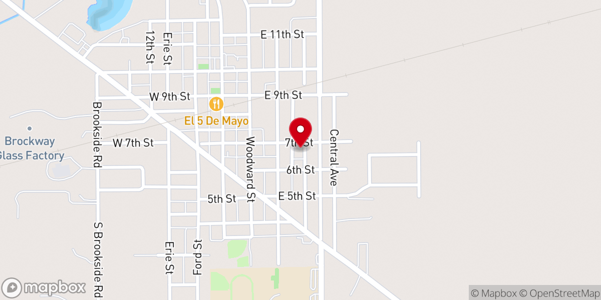 Map showing location of Trinity Preschool