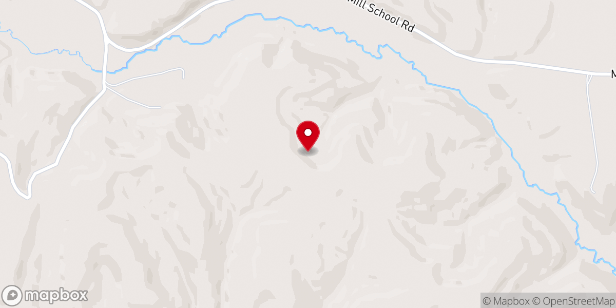 Map showing location of Faith Bible Church of Southeast Ohio