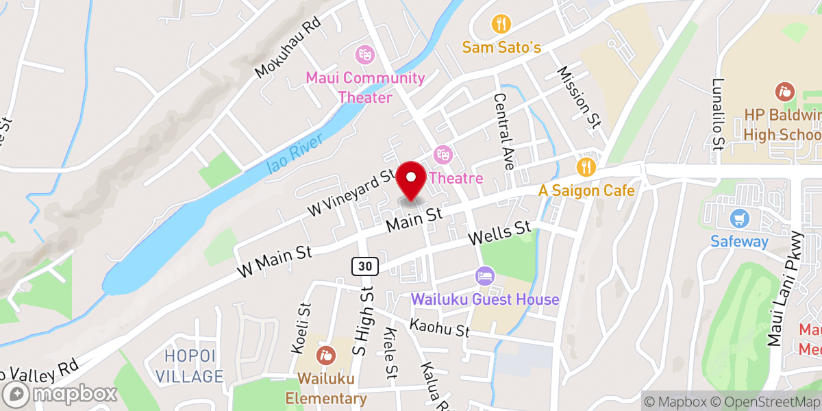 Map showing location of Good Shepherd Episcopal Church