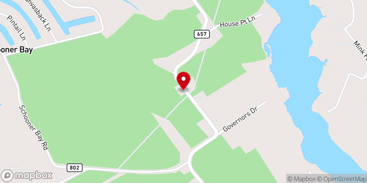 Map showing location of New Testament Church