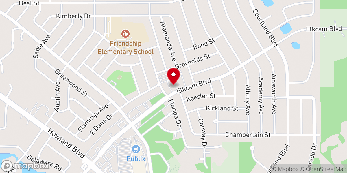 Map showing location of Centro Internacional de la Familia en Deltona