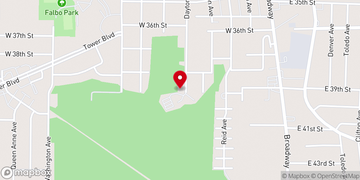 Map showing location of New Bethel PBC