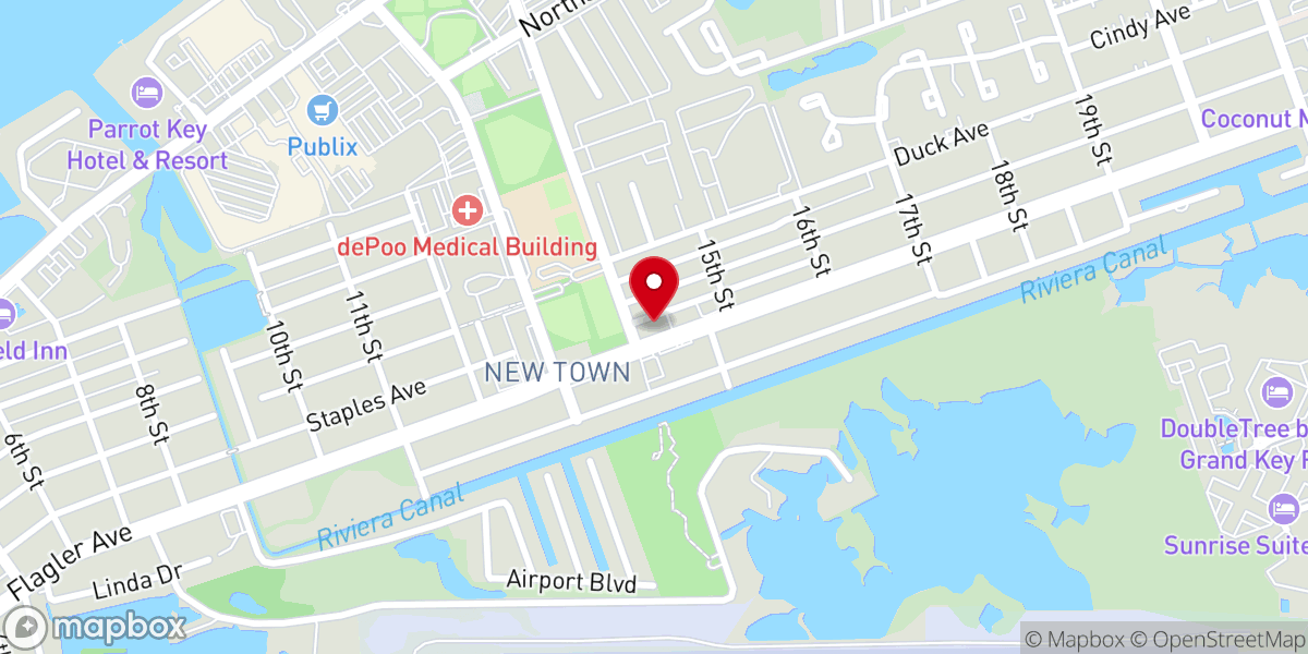 Map showing location of Iglesia De Cristo Su Poder En