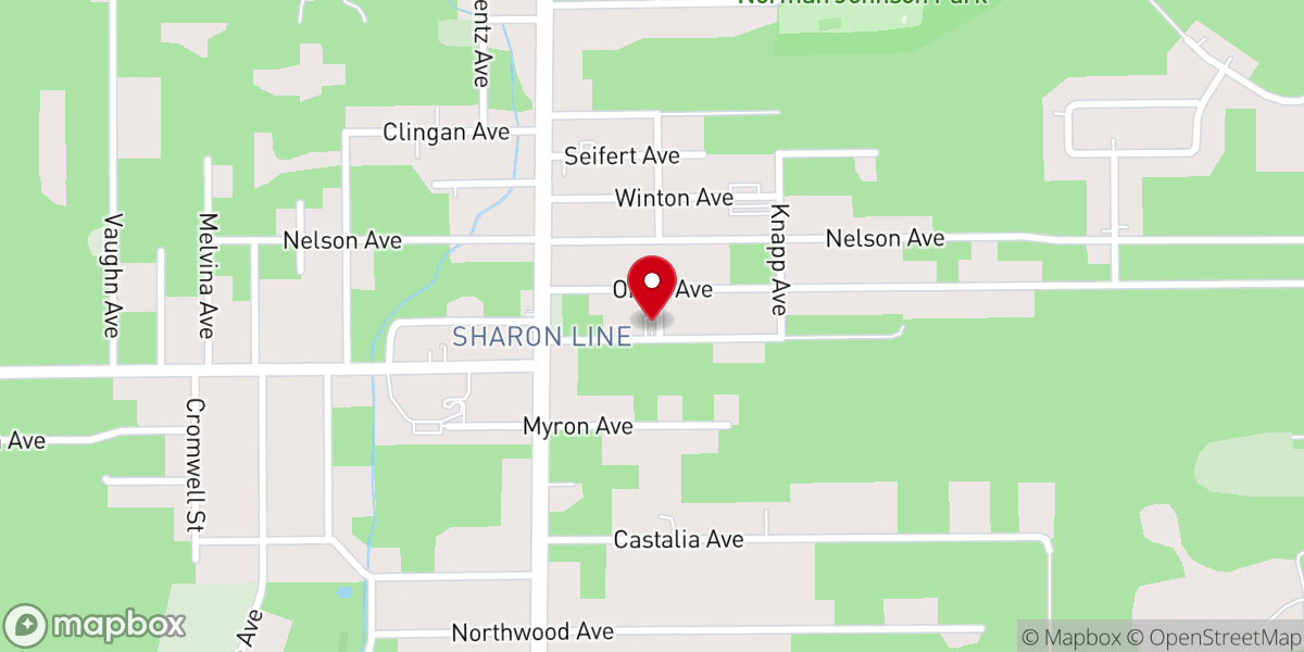 Map showing location of Pilgrim Rest United Holy Church of America