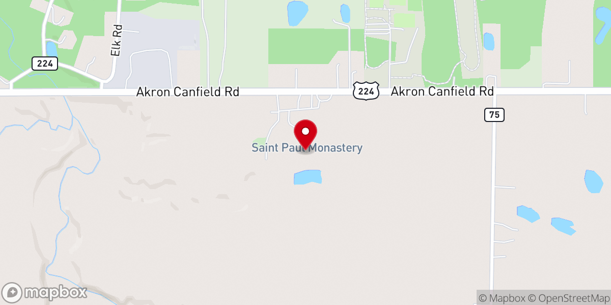 Map showing location of Society of St. Paul