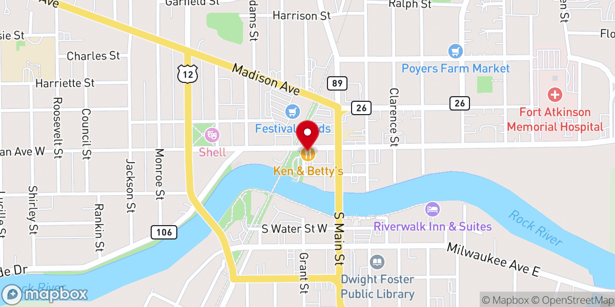 Map showing location of Rock River Wellness - CBD & Supplements