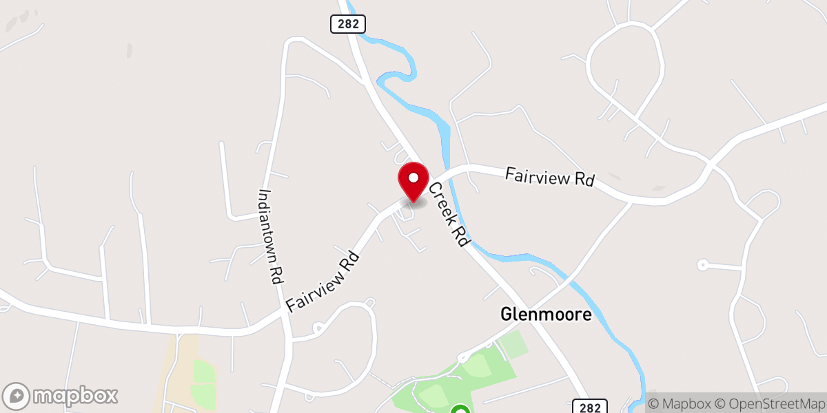 Map showing location of Faith Alliance Church