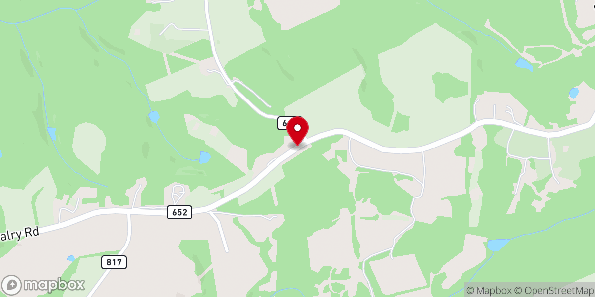 Map showing location of Matthews Memorial Church