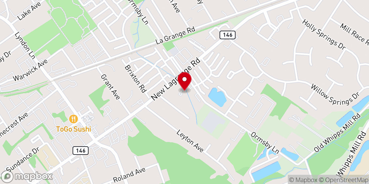 Map showing location of Assumption Greek Orthodox Church