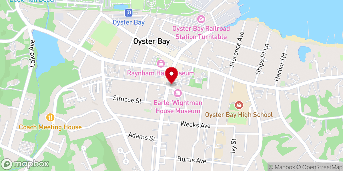 Map showing location of Hood African Methodist Episcopal Zion Church