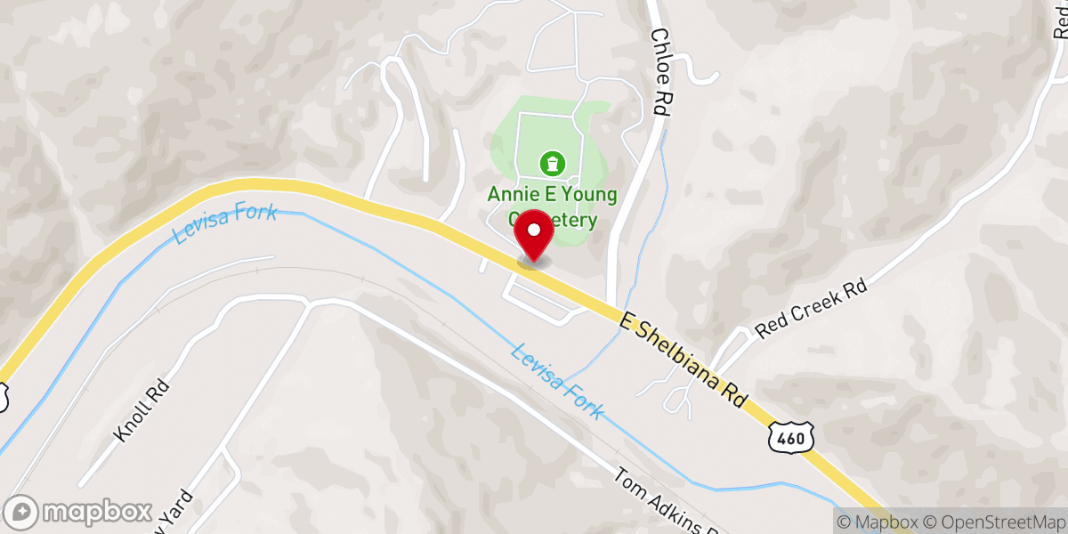 Map showing location of House of Prayer and Worship Inc