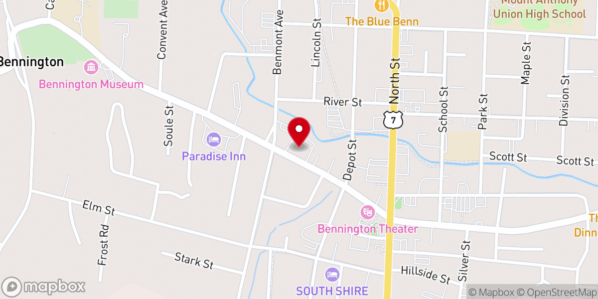 Map showing location of Church of Sacred Heart, St. Francis de Sales