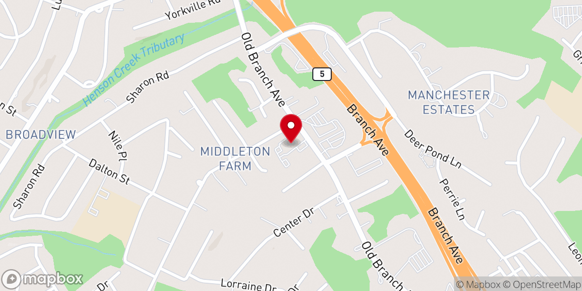 Map showing location of Chapel Baptist