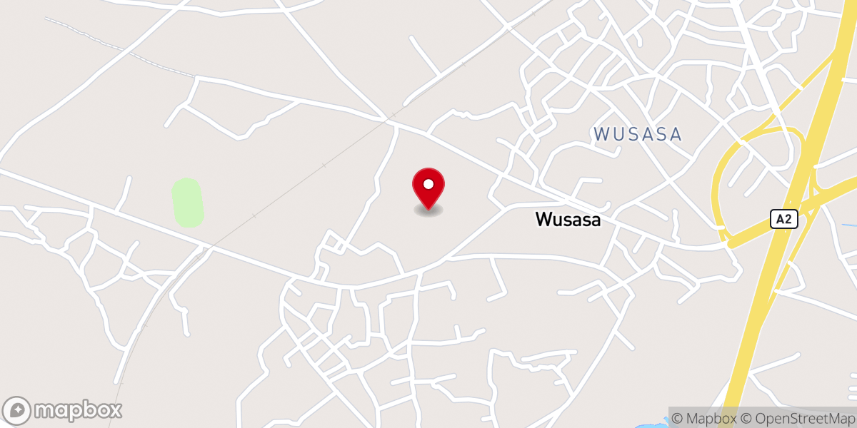 Map showing location of Deeper Life Bible Church