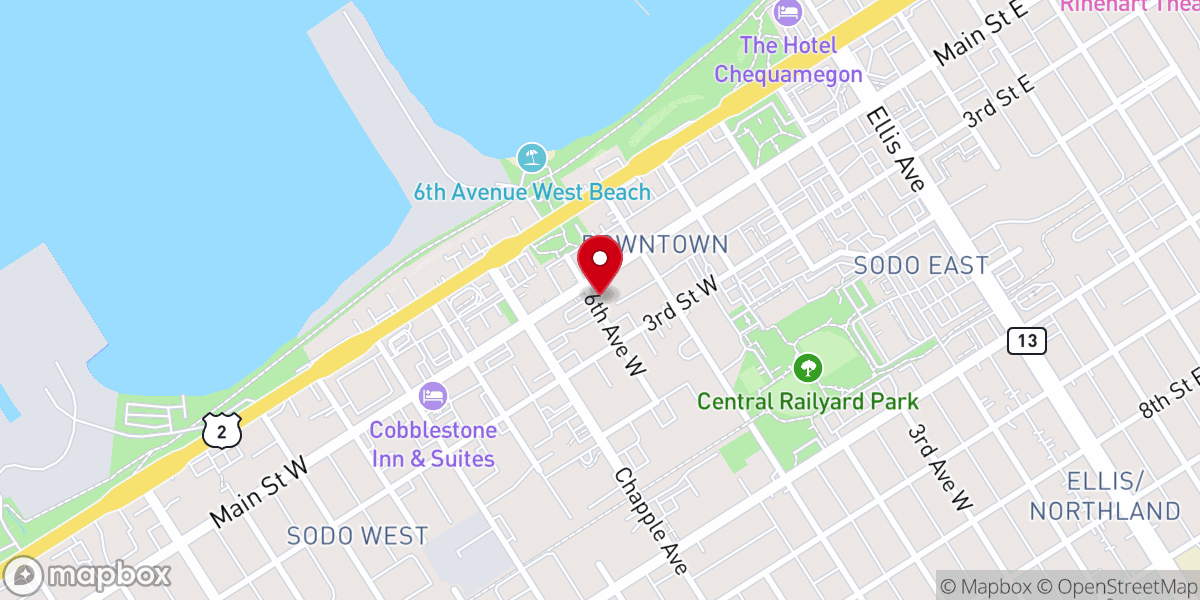 Map showing location of Incarnation Floral
