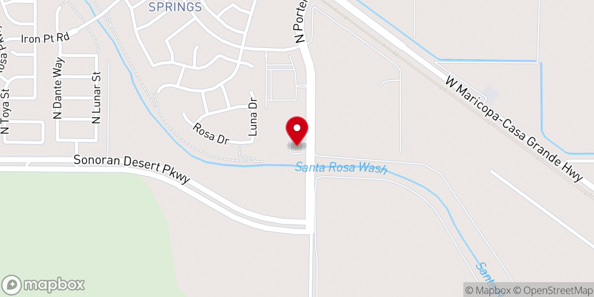 Map showing location of Epoch Pentecostal Church