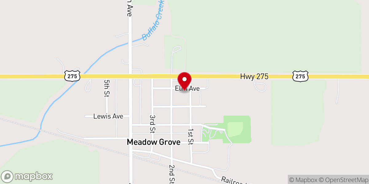 Map showing location of St Matthew's Lutheran Church
