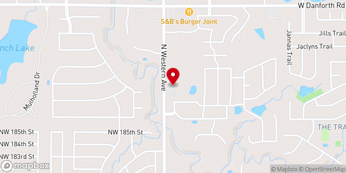 Map showing location of Rise Church Of Edmond