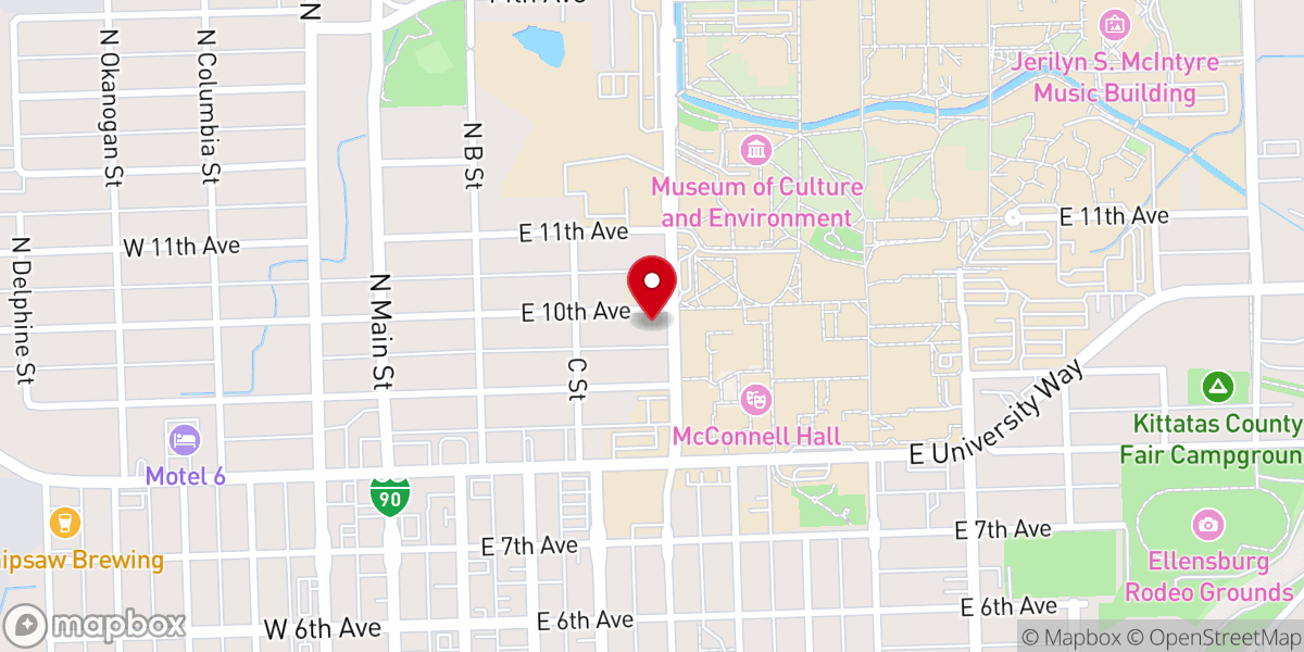 Map showing location of LDS Institute of Religion