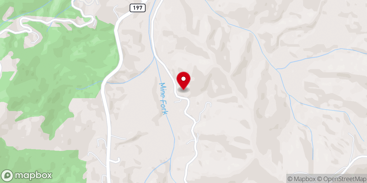 Map showing location of Donald L Hall & Ampamp Church