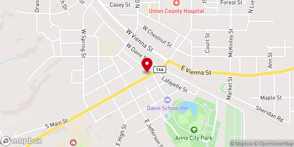 Map showing location of Burnett Ronald R