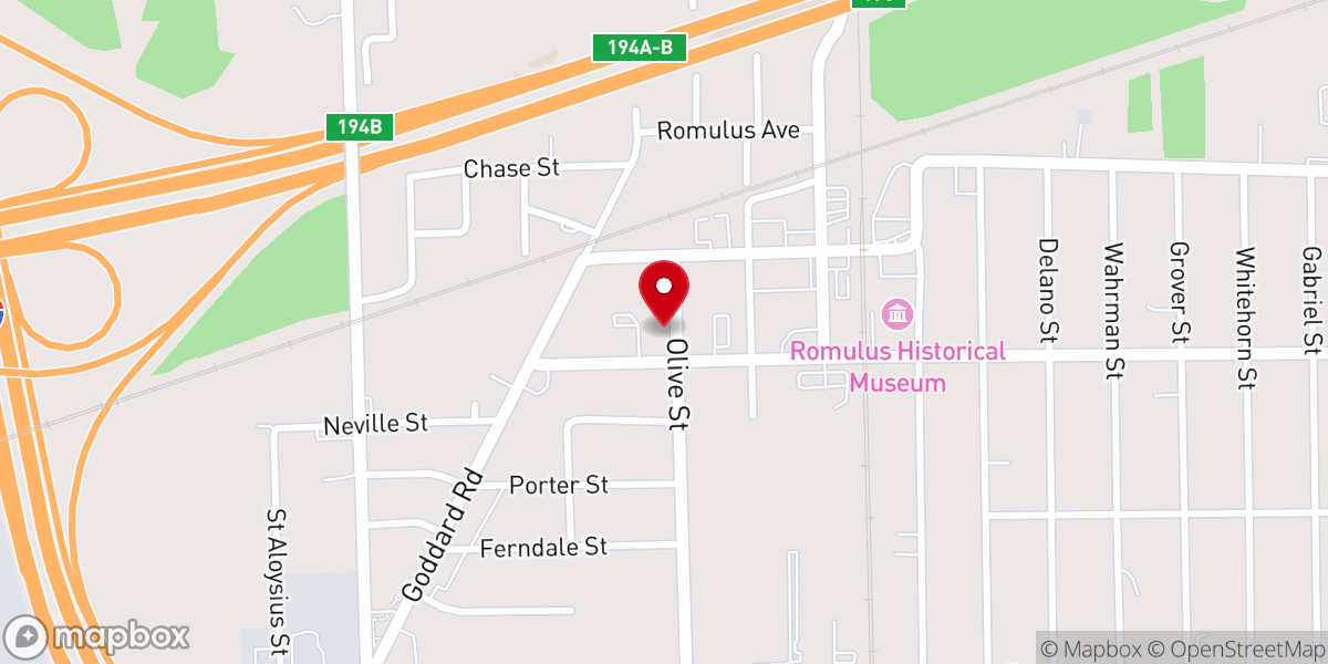 Map showing location of Community United Methodist Church
