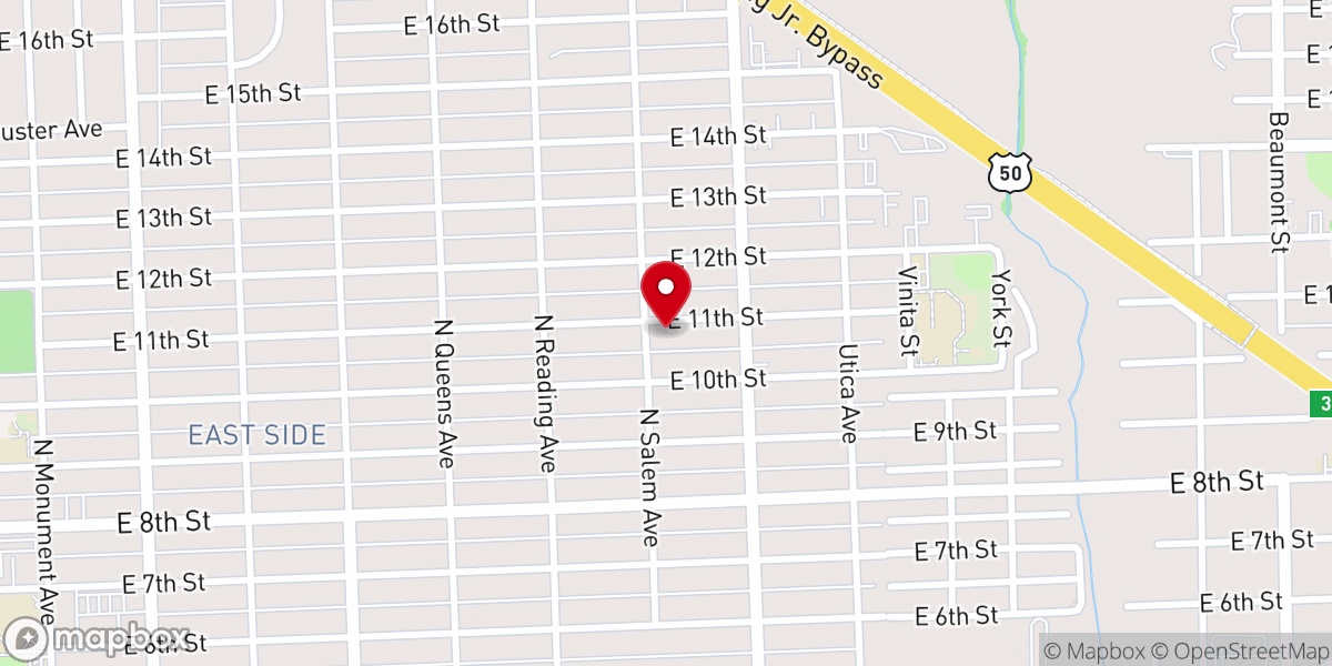 Map showing location of The Lord's House of Pueblo