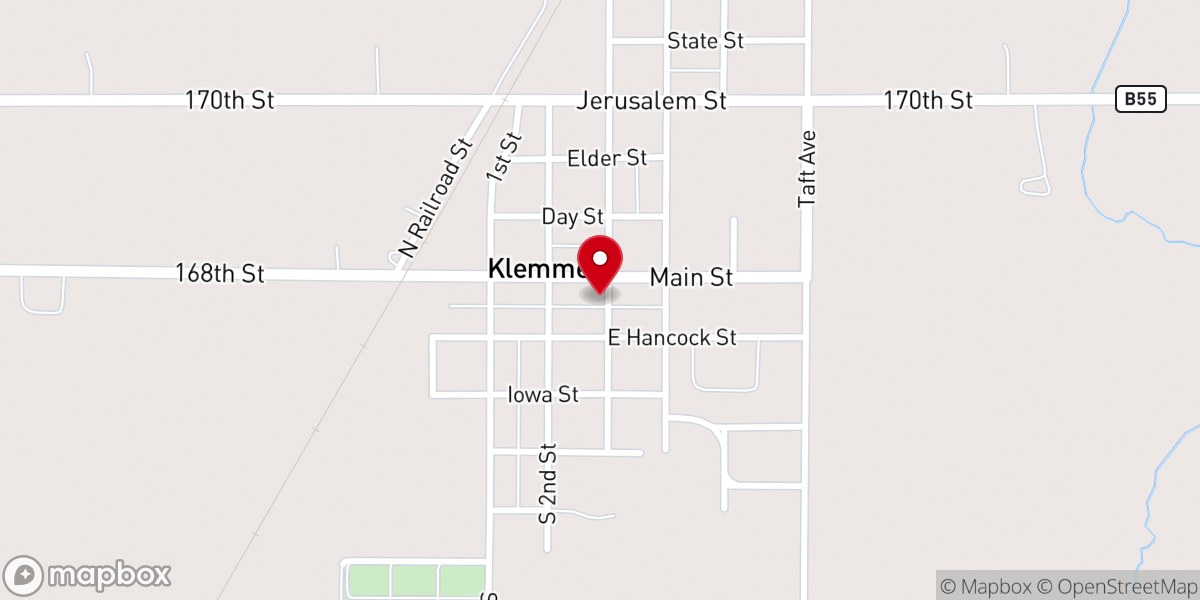 Map showing location of Church Study