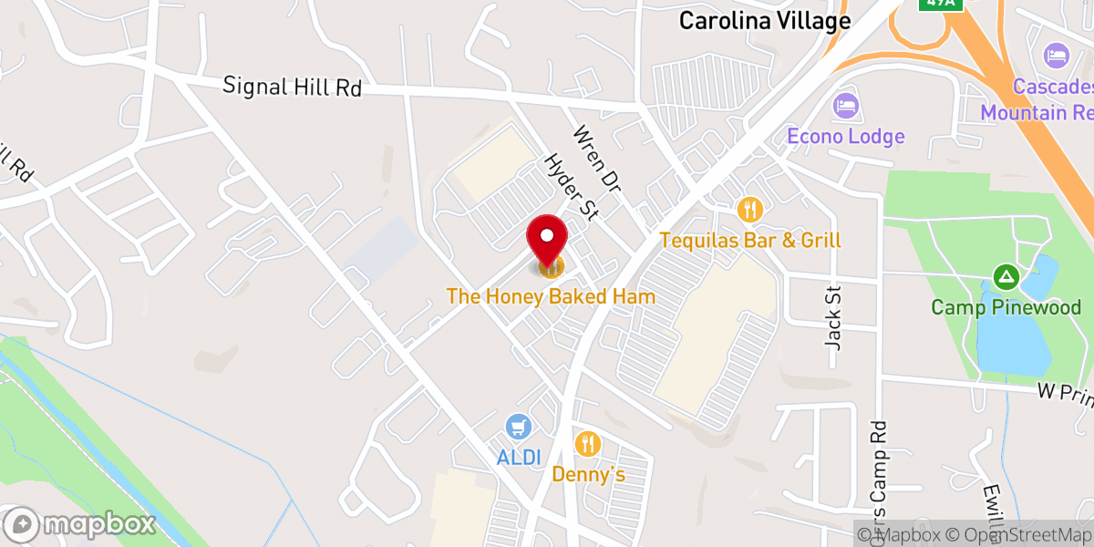 Map showing location of Living Savior Lutheran Church