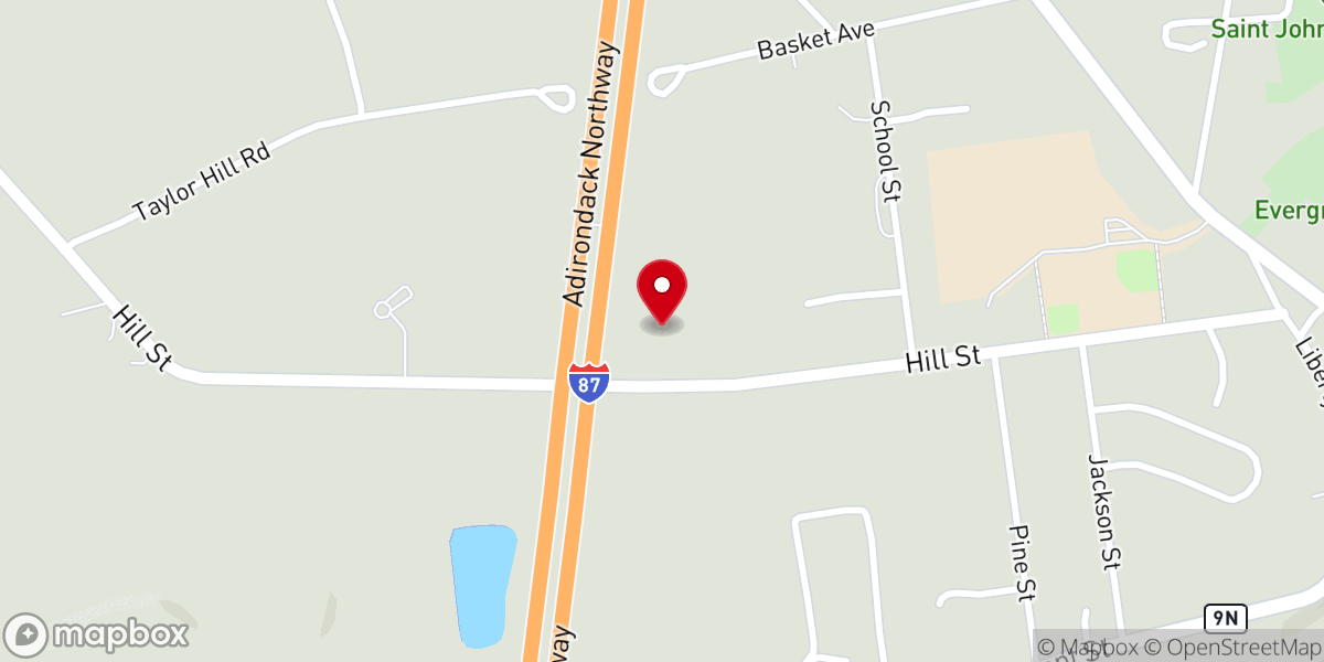 Map showing location of Keeseville Good Shepherd Church of the Nazarene
