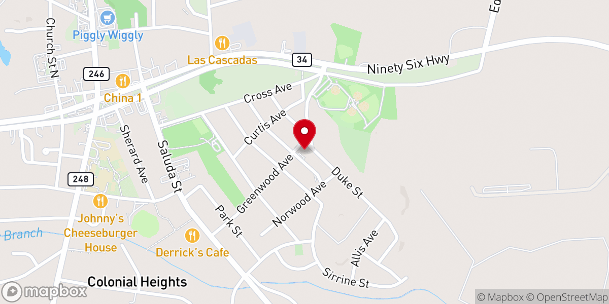 Map showing location of Cambridge Methodist Church