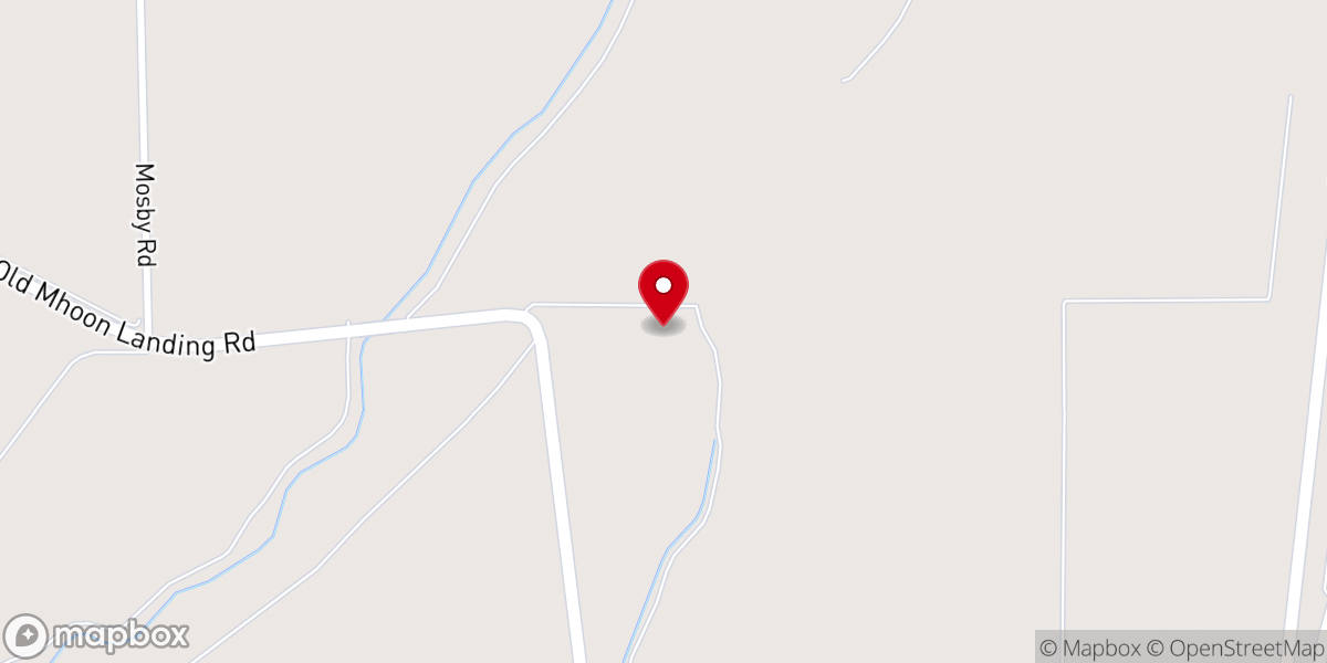 Map showing location of Macedonia Church