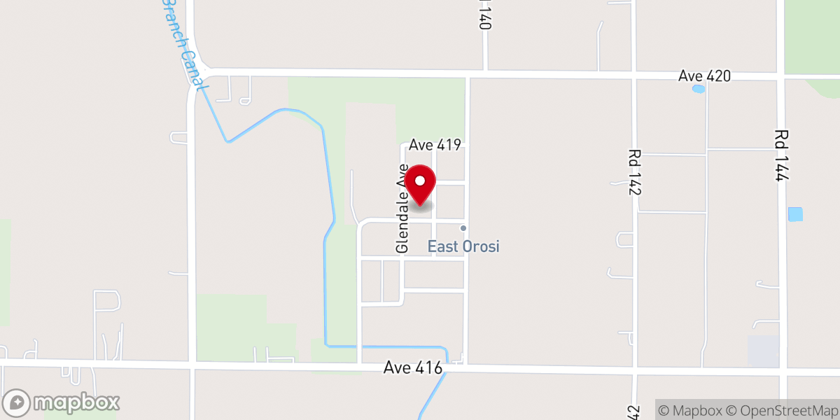 Map showing location of Iglesia La Paz Mennonite Brethren