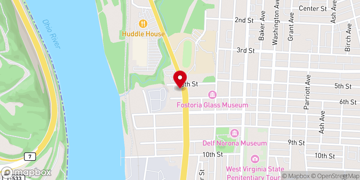 Map showing location of Messiah Lutheran Church