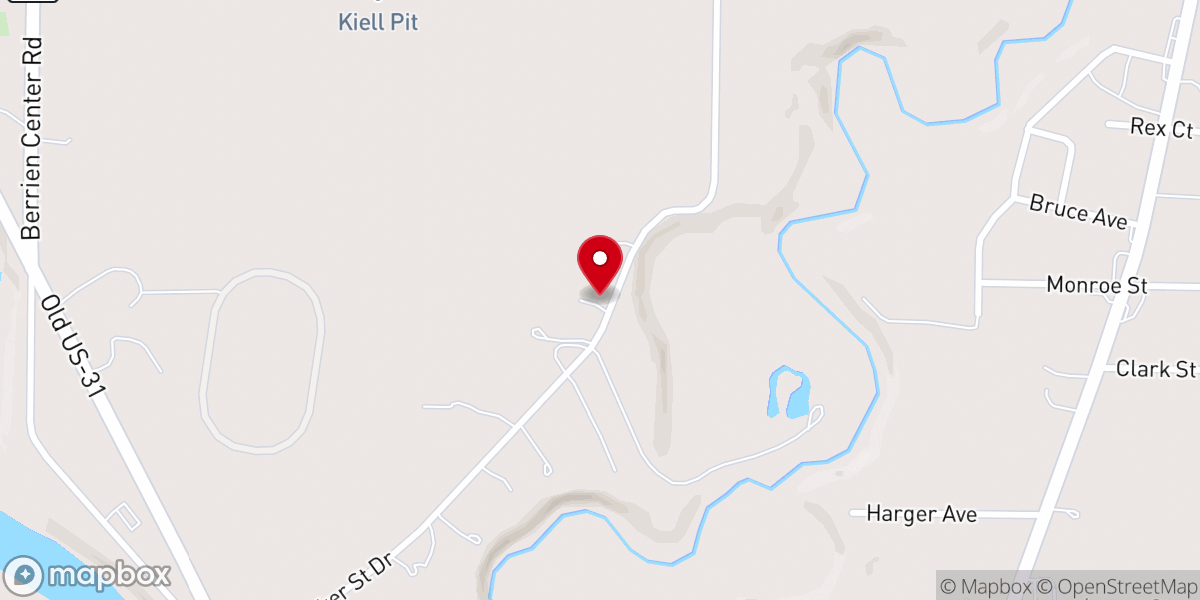 Map showing location of Church of God Full Gospel