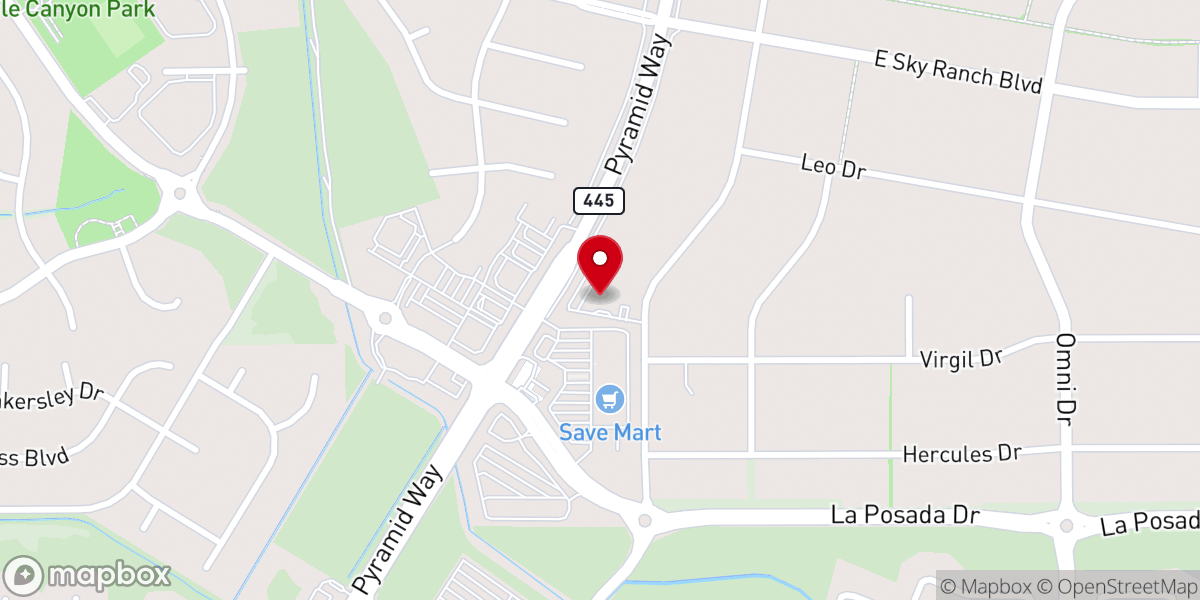 Map showing location of The Springs Lutheran Church
