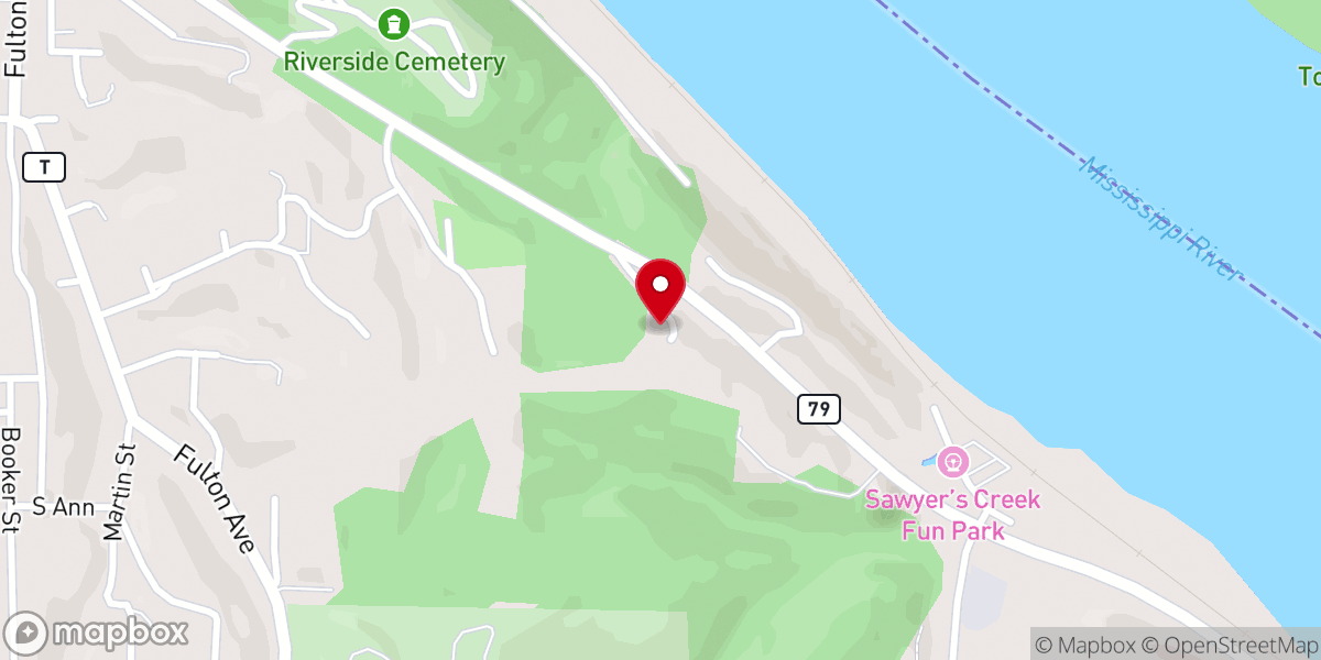Map showing location of Riverview Nazarene Church