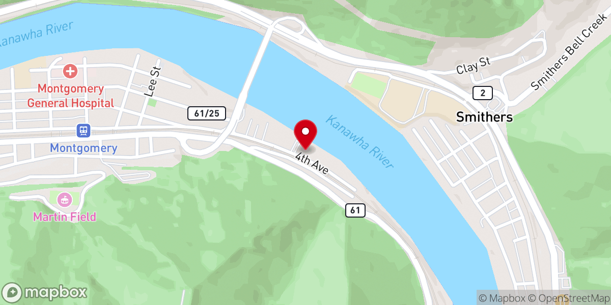 Map showing location of National Churches Residences