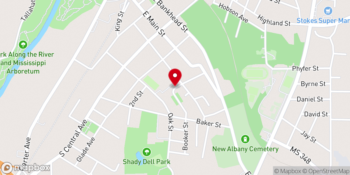 Map showing location of Golden Gate Church of God