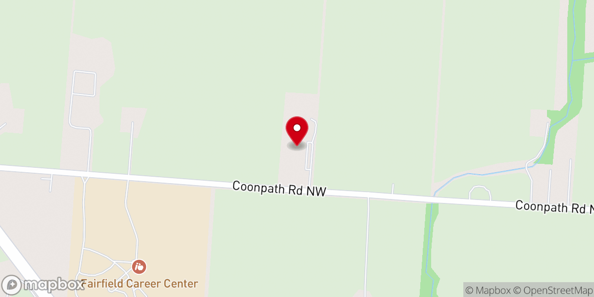 Map showing location of Hope Community Church of the Nazarene