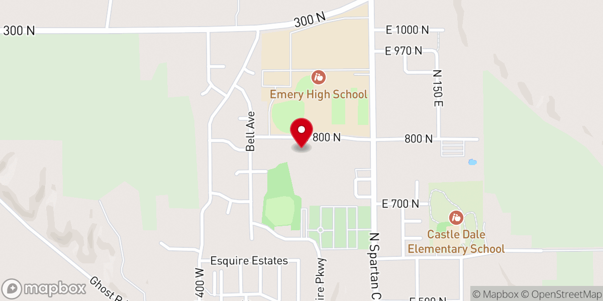 Map showing location of San Rafael Ysa Branch