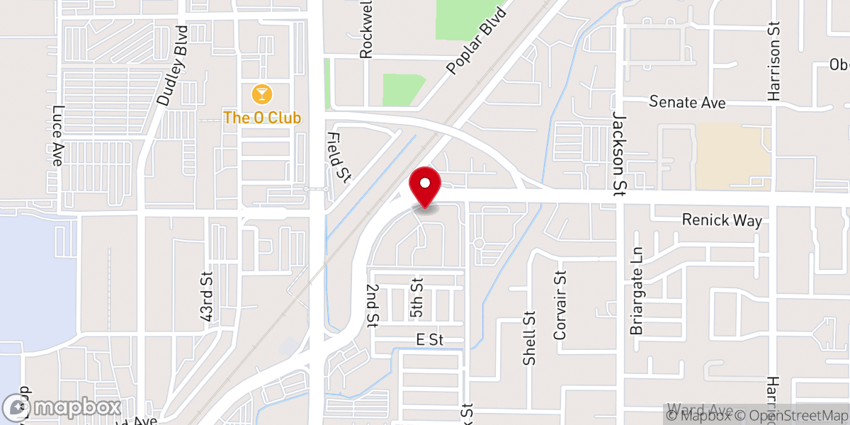 Map showing location of "Word of Life" Church