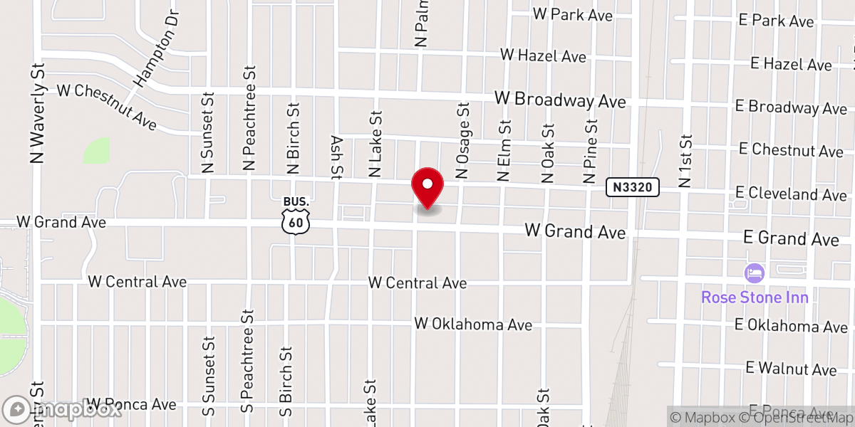 Map showing location of Life Springs Family Worship Center