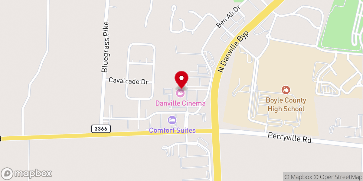 Map showing location of Southland Christian Church - Danville Campus