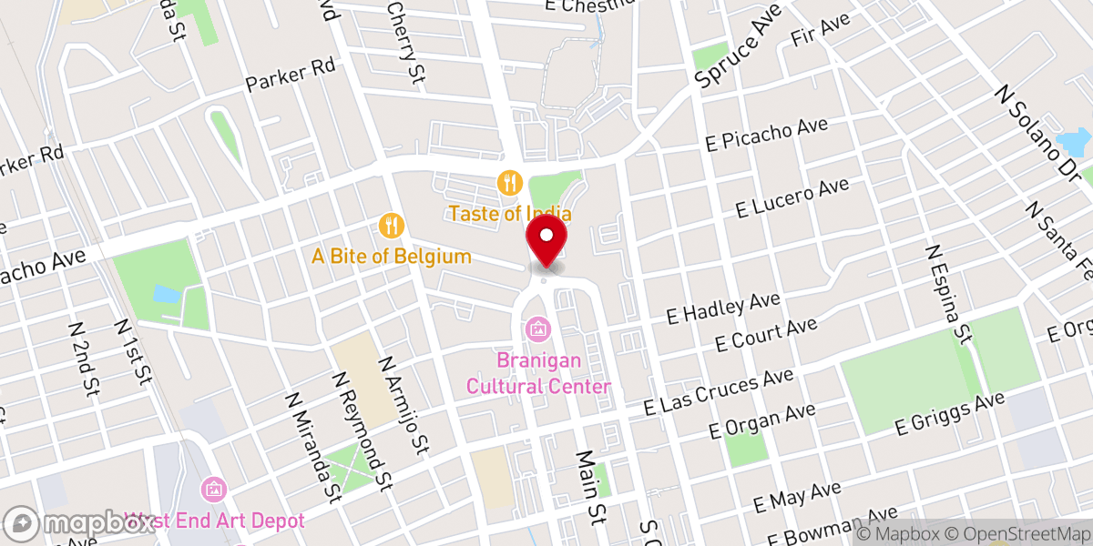 Map showing location of Orchard Ministries