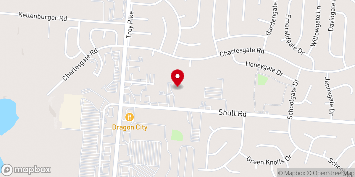 Map showing location of New Season Family Worship Center Inc