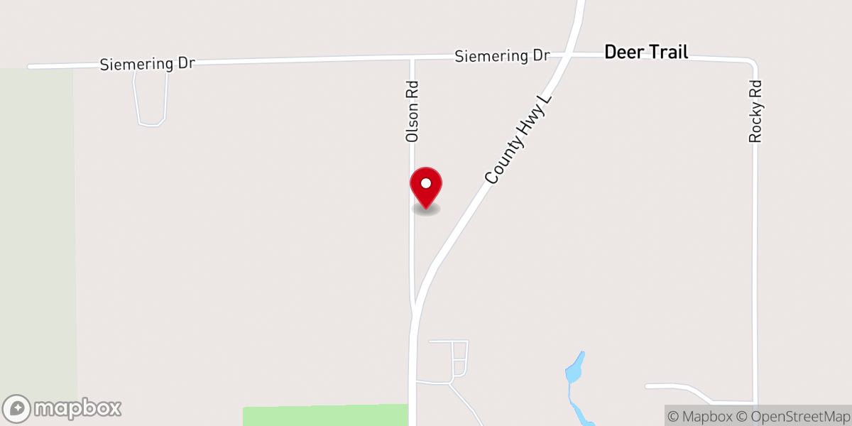 Map showing location of Northland Bible Church