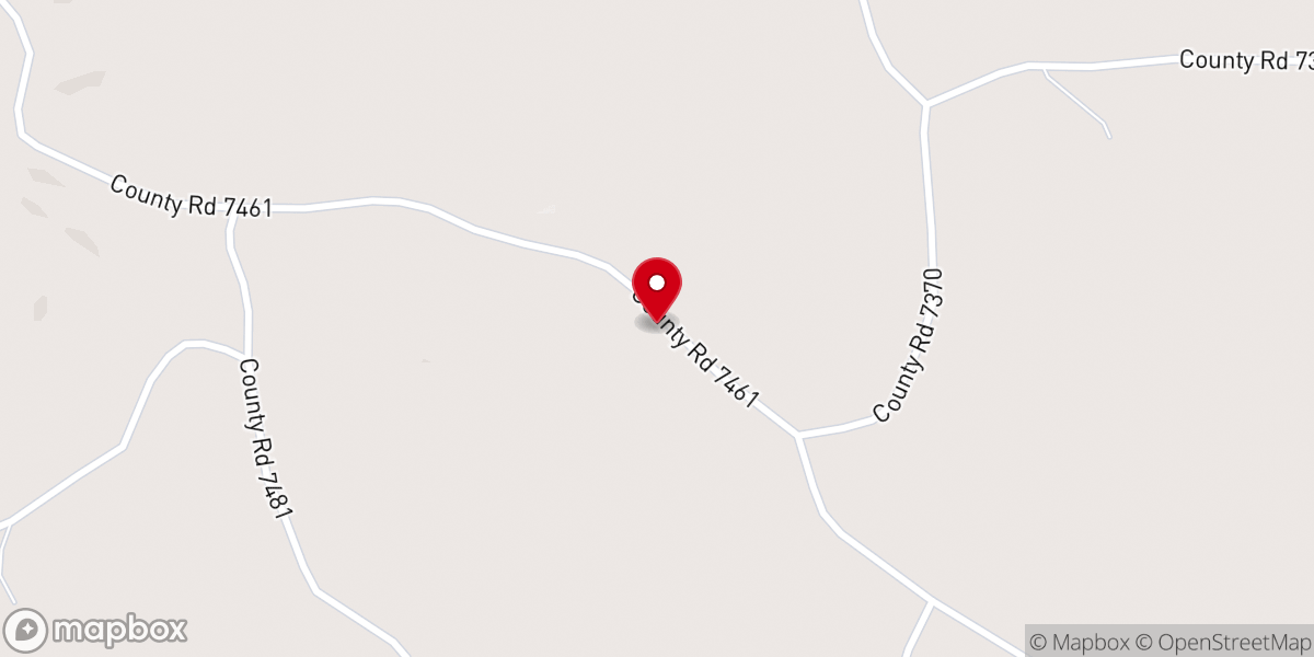 Map showing location of Oak Ridge Church of Christ