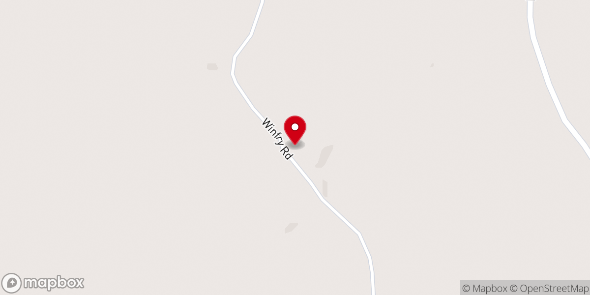Map showing location of Spring Hill Number 2 Church