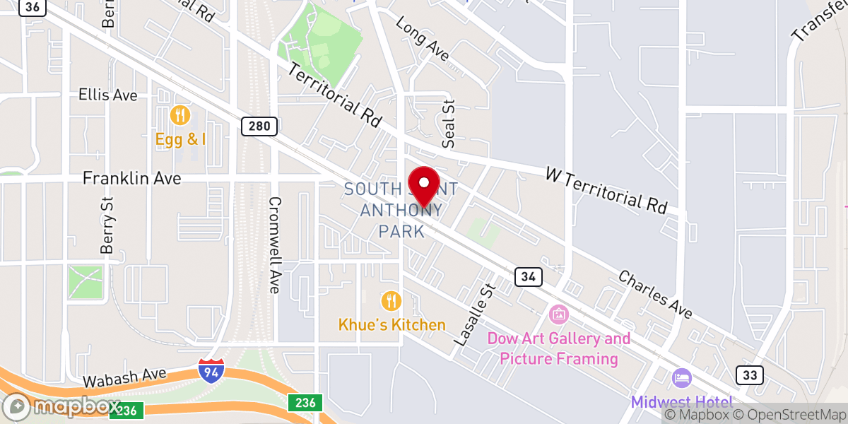 Map showing location of Mountain of Fire and Miracles Ministries